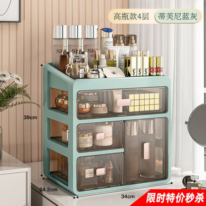 Makeup Organizer Cosmetic Storage Box Drawer Type Desktop Fi