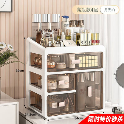 Makeup Organizer Cosmetic Storage Box Drawer Type Desktop Fi